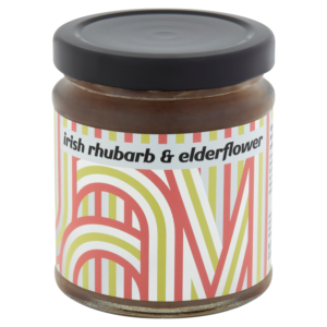Irish Rhubarb and Elderflower Jam 220g