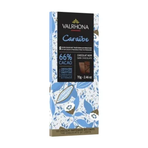 Valrhona Chocolate Caraibe 66% Bar 70g