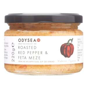 Odysea Red Pepper and Feta Meze 220g