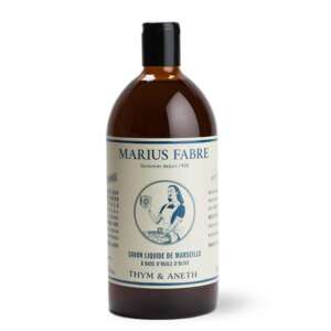 Marseille liquid soap, with thyme & dill essential oils 1ltr
